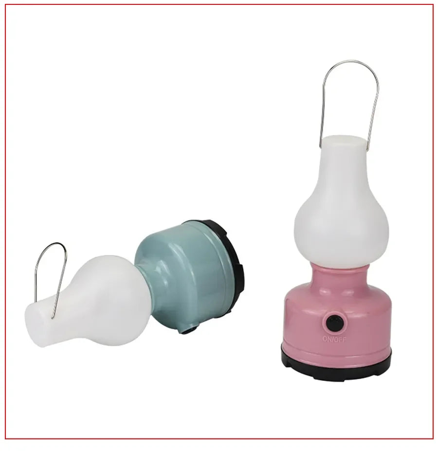 Portable Camping Lights Waterproof Outdoor Camp Lamp 2 Lighting Modes Tent Lamp for Hiking Climbing Yard