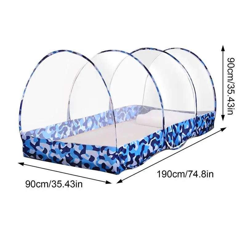 Camping Net Tent Portable Folding Netting Bed Tent Multifunctional Shelters Lightweight Outdoor Sleeping Screen Houses & Rooms
