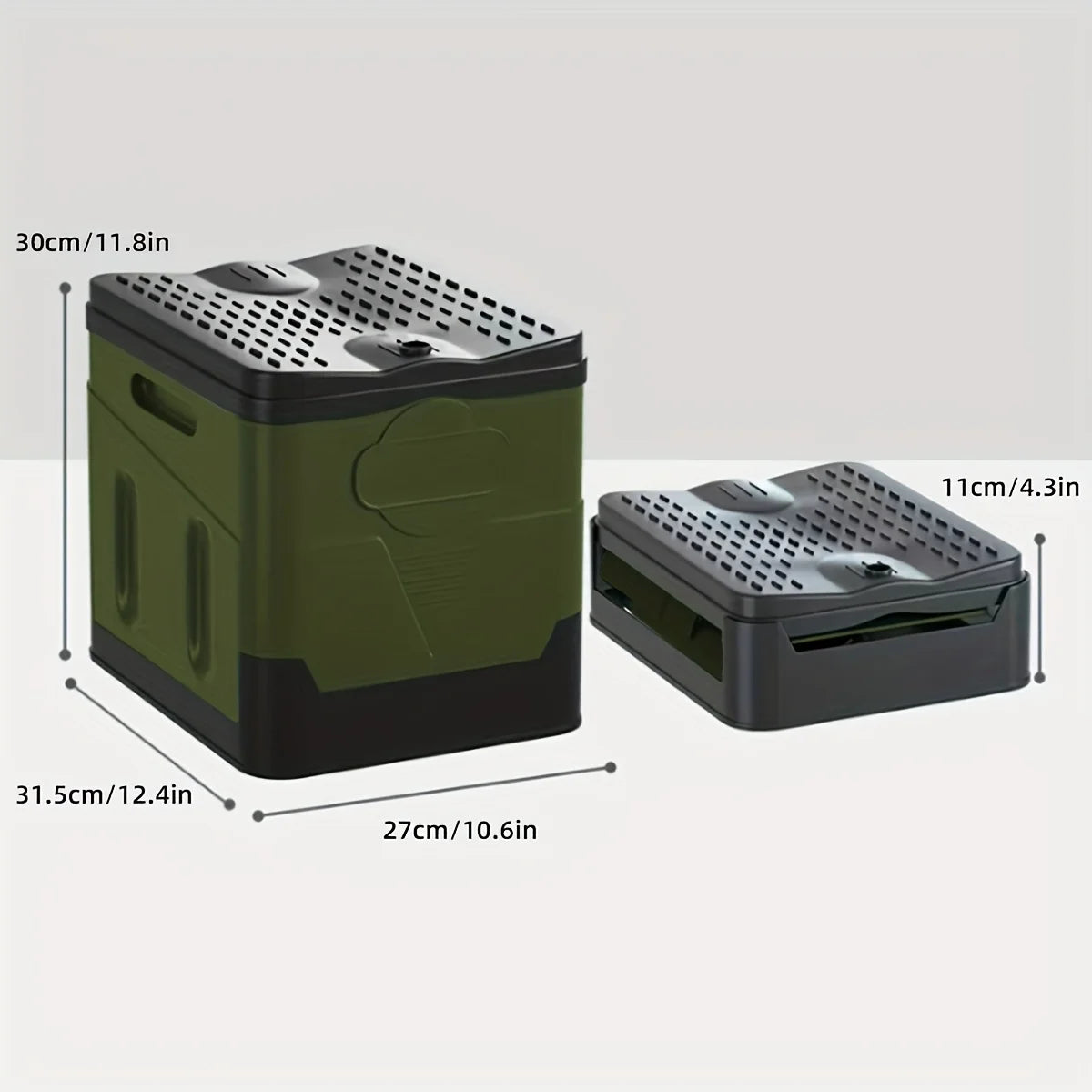 Portable Camping Toilet Foldable Camping Travel Toilet Collapsible Portable Potty for Camping Road Trips Emergency Car Use