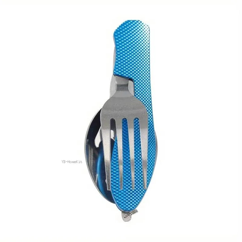 Multifunctional Camping Knife，Spork，Remove Folding Knife，Fork and spoon，Convenient Outdoor Tableware，Suitable for Camping