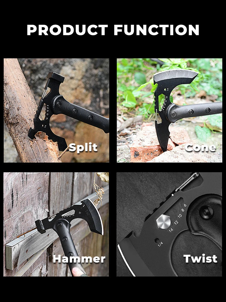 Outdoor Axe Camping Logging Cutting Axes Wild Survival Tourist Portable Tactical Multifunctional survival hatchet Tools