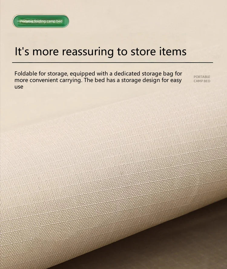 WANDERING TIME Camping bed, portable folding bed, camping travel backpack, hiking sleep bed, outdoor ultra-light small tent bed