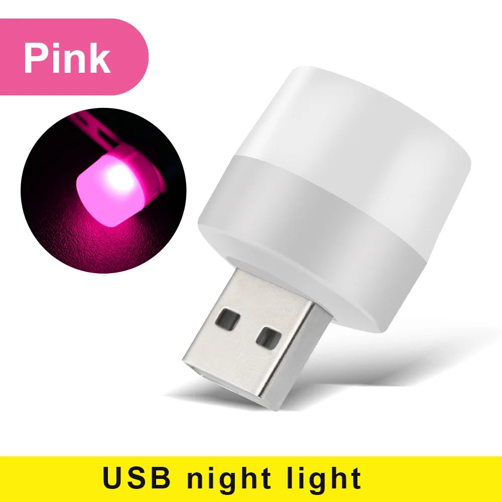 USB Light 5V 1W Usb LED Lamp Eye Protection Reading Light Computer Reading Lamp Mobile Power Charging Book Lamps Night Light