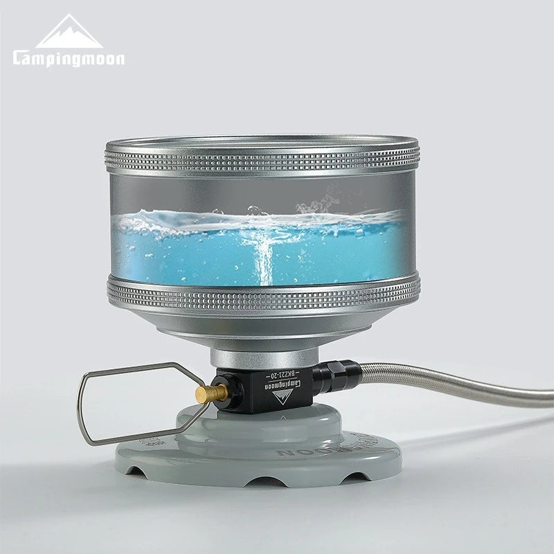 CAMPINGMOON Camping can be done with Inverted High-altitude Flat Gas Cylinders,Stoves,Extension Pipes with Valves, and Gas Pipes