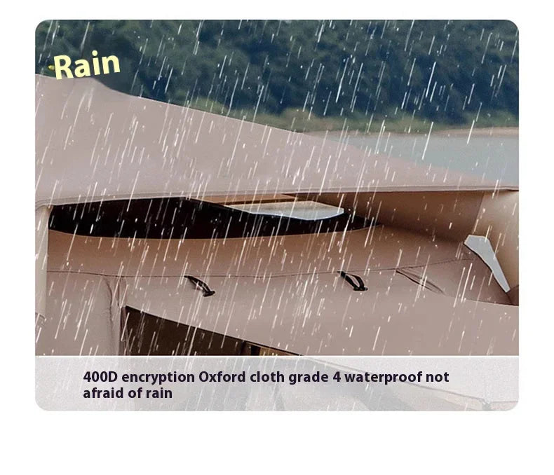 Lohascamping Large Camping Air Tent for 4-5 people Air shelter Dome tent Family Hiking  inflatable One-touch tent Outdoor Tent