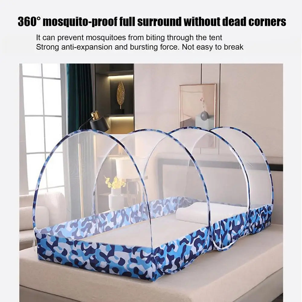 Camping Net Tent Portable Folding Netting Bed Tent Multifunctional Shelters Lightweight Outdoor Sleeping Screen Houses & Rooms