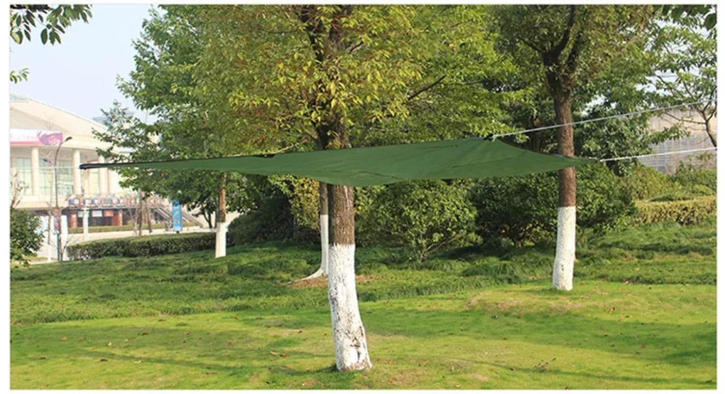 Tent Tarp Rain Sun Shade Hammocks Shelter Camping Survival Sun Shelter Picnic Awning Cover Waterproof Out Hiking Accessories