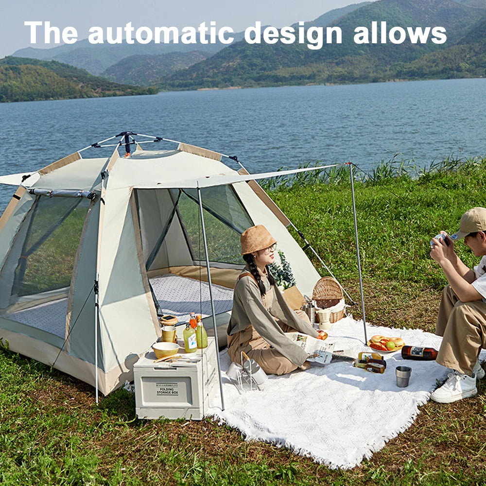 Outdoor Self-driving Travel Camping Tent Automatic Quick-opening Tent Rainproof Sunshine-proof Tent Fishing Sunshine Shelter