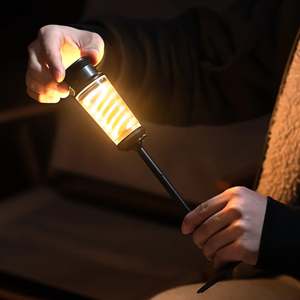 LED Camping Lamp Portable Dimmable Waterproof Tent Lantern Lamp Type-C Charging Emergency Light Outdoor Novelty Camping Supplies